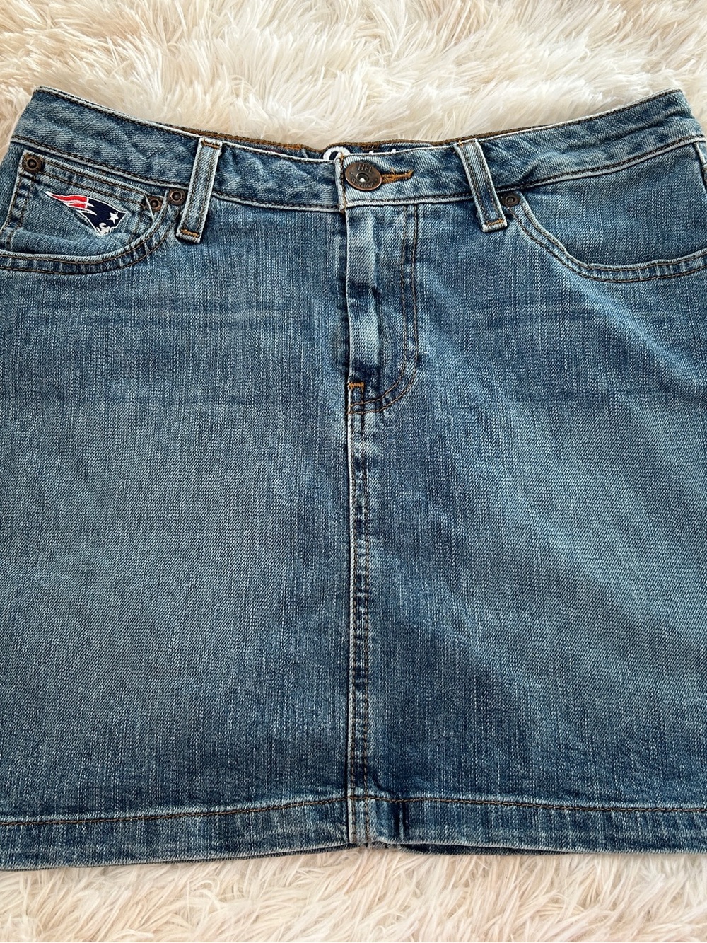 NFL NE Patriots Mini Skirt.